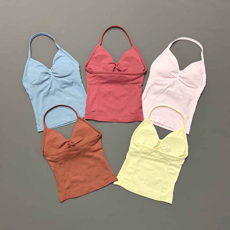 Sports Bra Racerback - Gym Women Sports Tank Top Seamles
