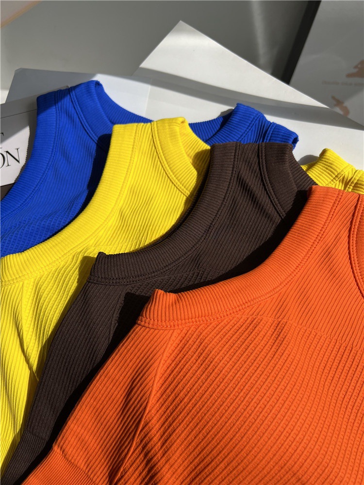 Women's Candy-Colored Yoga Tan - огляд і ціна T Shirt Bra Seamless