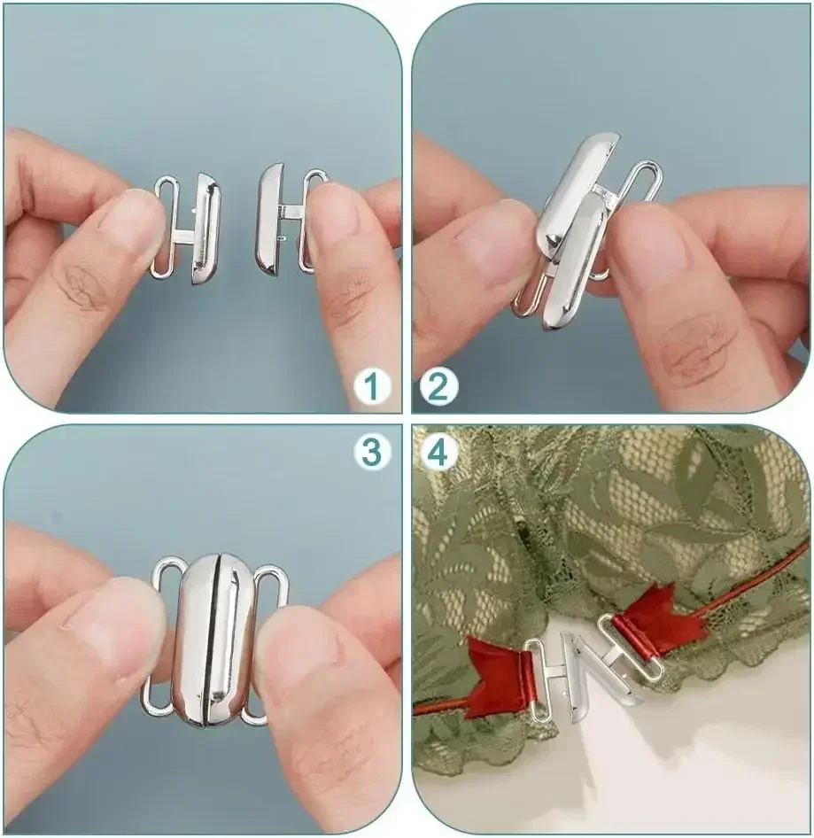 12 Sets 3 Colors Front Closing - огляд і ціна Nursing Bra Clip