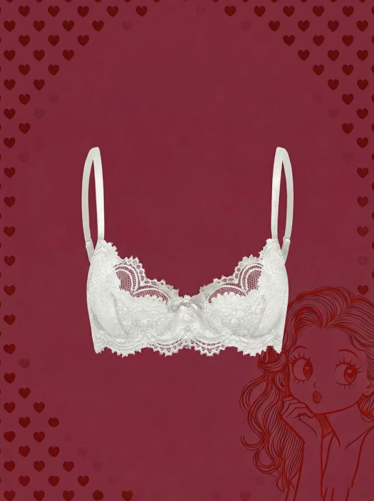 plus size women's bra sexy lac - огляд і ціна Minimizer Bra Women