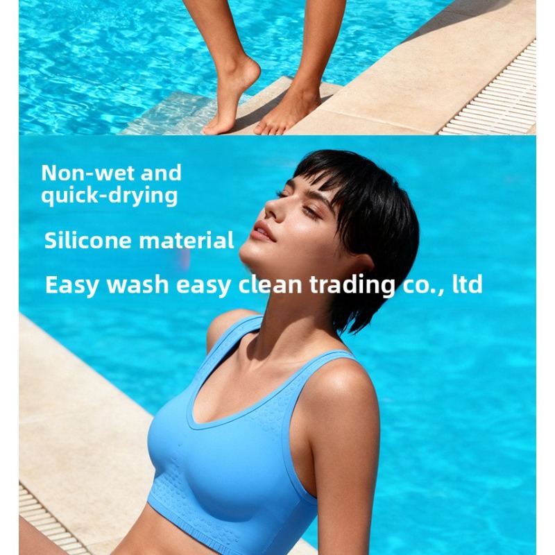 Silicone Women Swim Bikini Set - огляд і ціна Minimizer Bra Women
