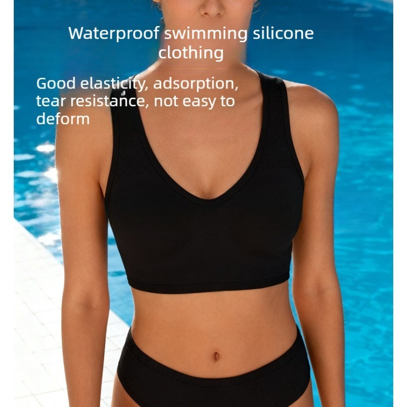 Silicone Women Swim Bikini Set - огляд і ціна Minimizer Bra Women
