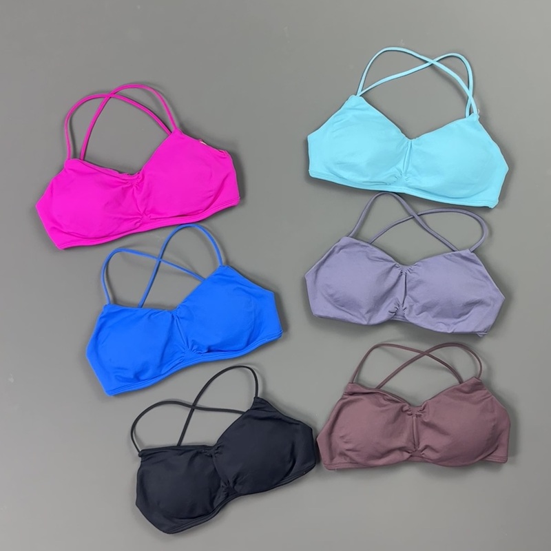 HISTELLO Front Ruched Cross Ba - огляд і ціна Sports Bra Racerback