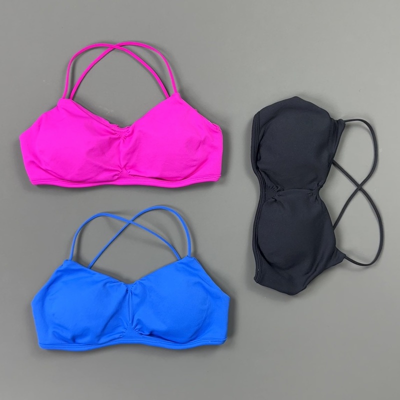 HISTELLO Front Ruched Cross Ba - огляд і ціна Sports Bra Racerback