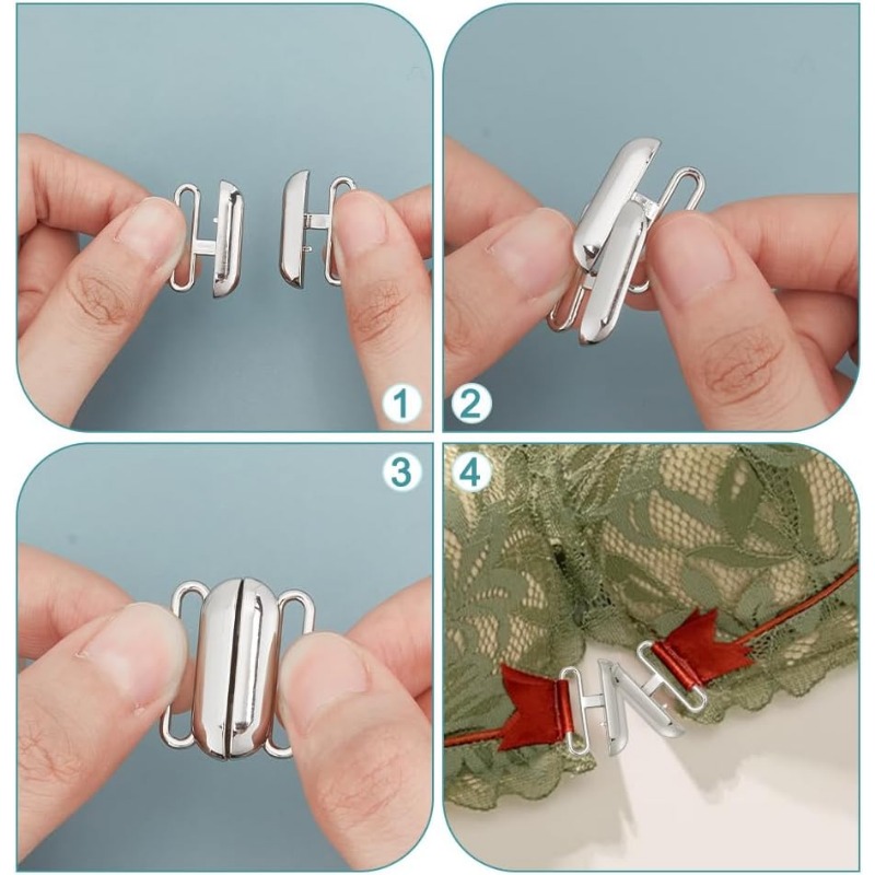 12 Sets 3 Colors Front Closing - огляд і ціна Nursing Bra Clip