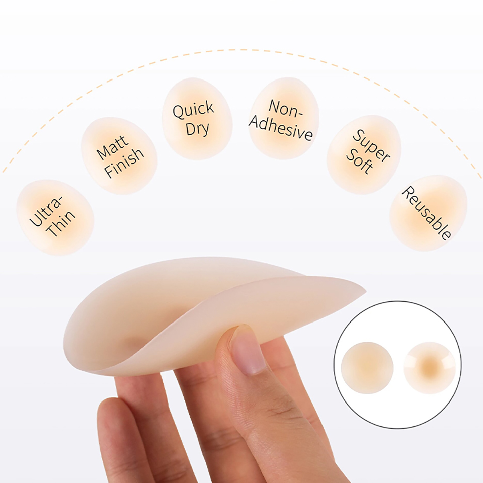 No Glue Self Adhesive Nipple C - огляд і ціна Strapless Bra Adhesive