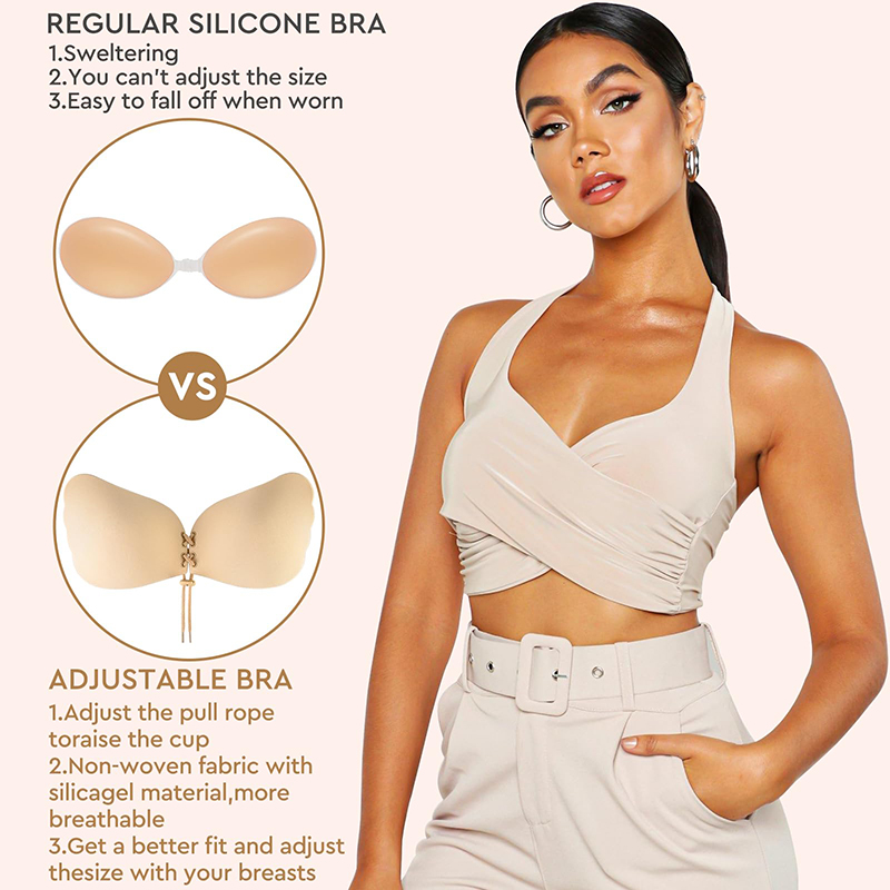 1/2 Pairs Women Summer Backles - огляд і ціна Backless Bra Sticky
