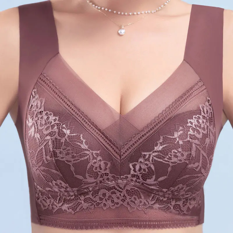 L-6L Women Large Bra Push Up I - огляд і ціна Sheer Bra Lace