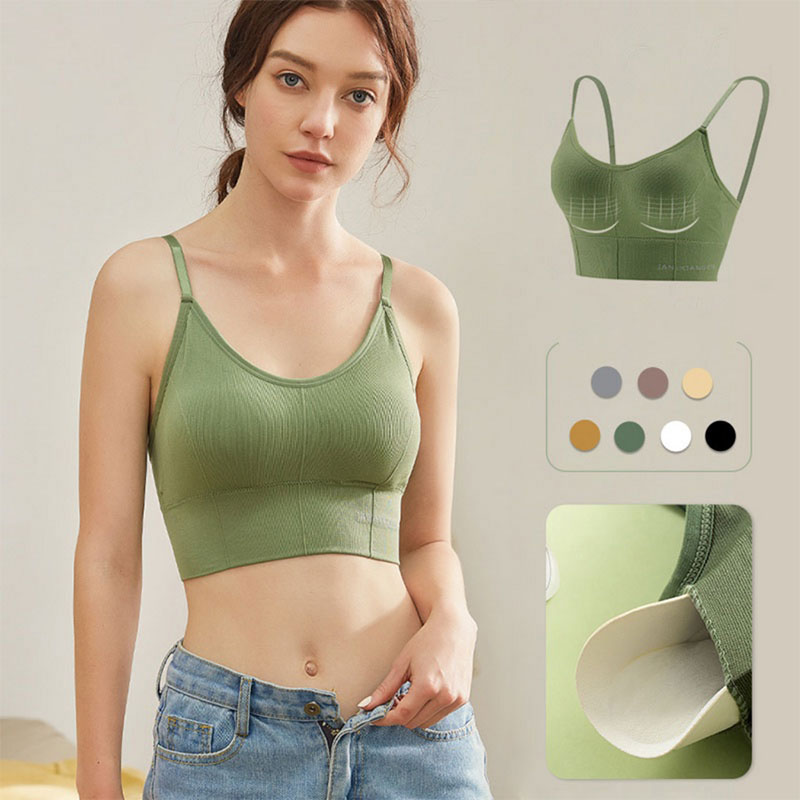 1PCS Adjustable Sports Bra wit - огляд і ціна T Shirt Bra Seamless