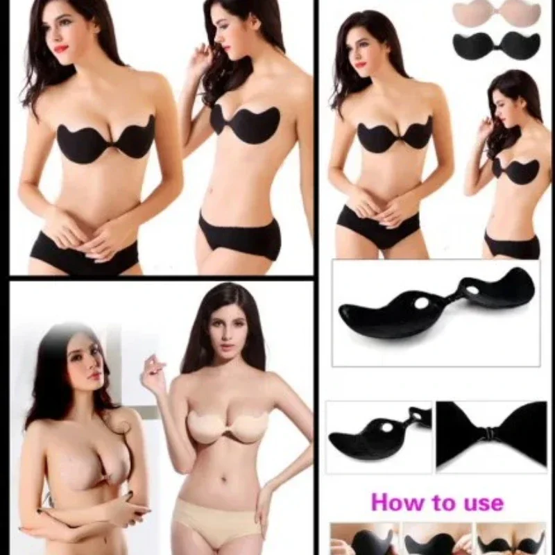 Women Sexy Strapless Invisible - огляд і ціна Backless Bra Sticky