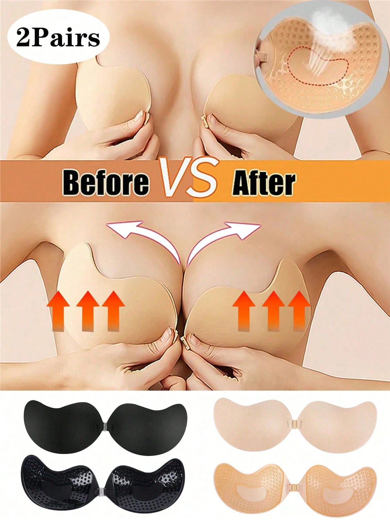 2-pack Women's Self-Adhesive I - огляд і ціна Strapless Bra Adhesive