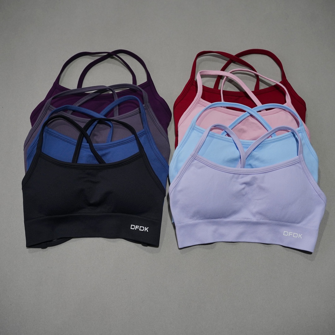 DFDK Ribbed Seamless Cross Bac - огляд і ціна Underwire Bra Padded