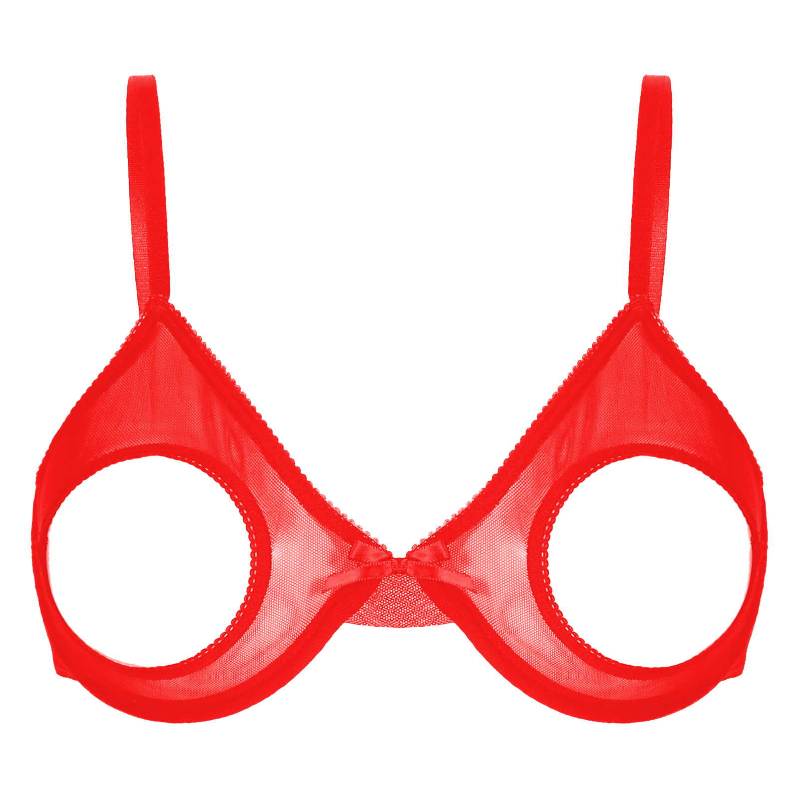 Woman's Lace Underwire Push Up - огляд і ціна Demi Bra Balconette