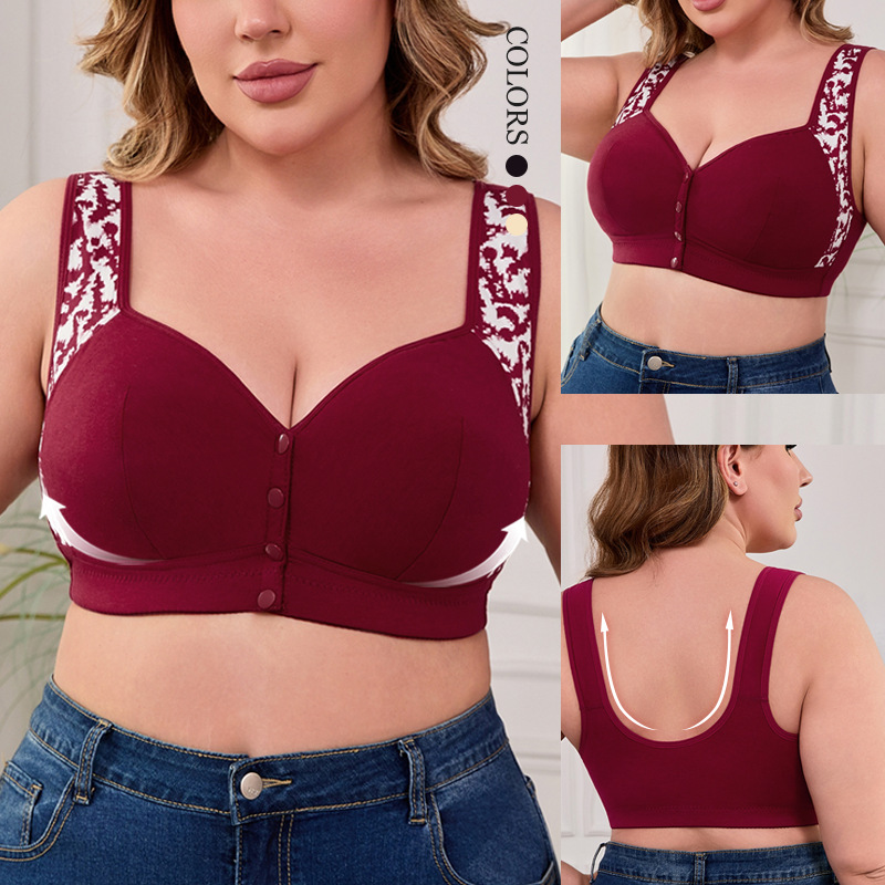 XL-7XL Plus Size Front Buckle  - огляд і ціна Full Coverage Bra