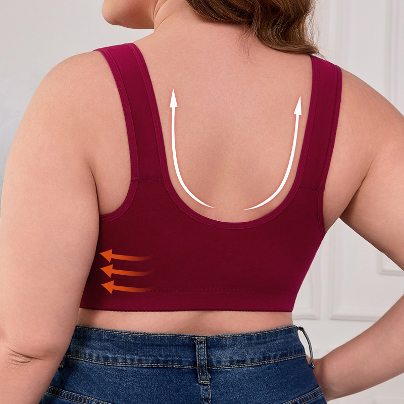 XL-7XL Plus Size Front Buckle  - огляд і ціна Full Coverage Bra
